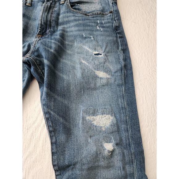 Gap 1969 Slim Men's size 34x30 Distressed Denim Slim Jeans (E3) - Picture 4 of 16